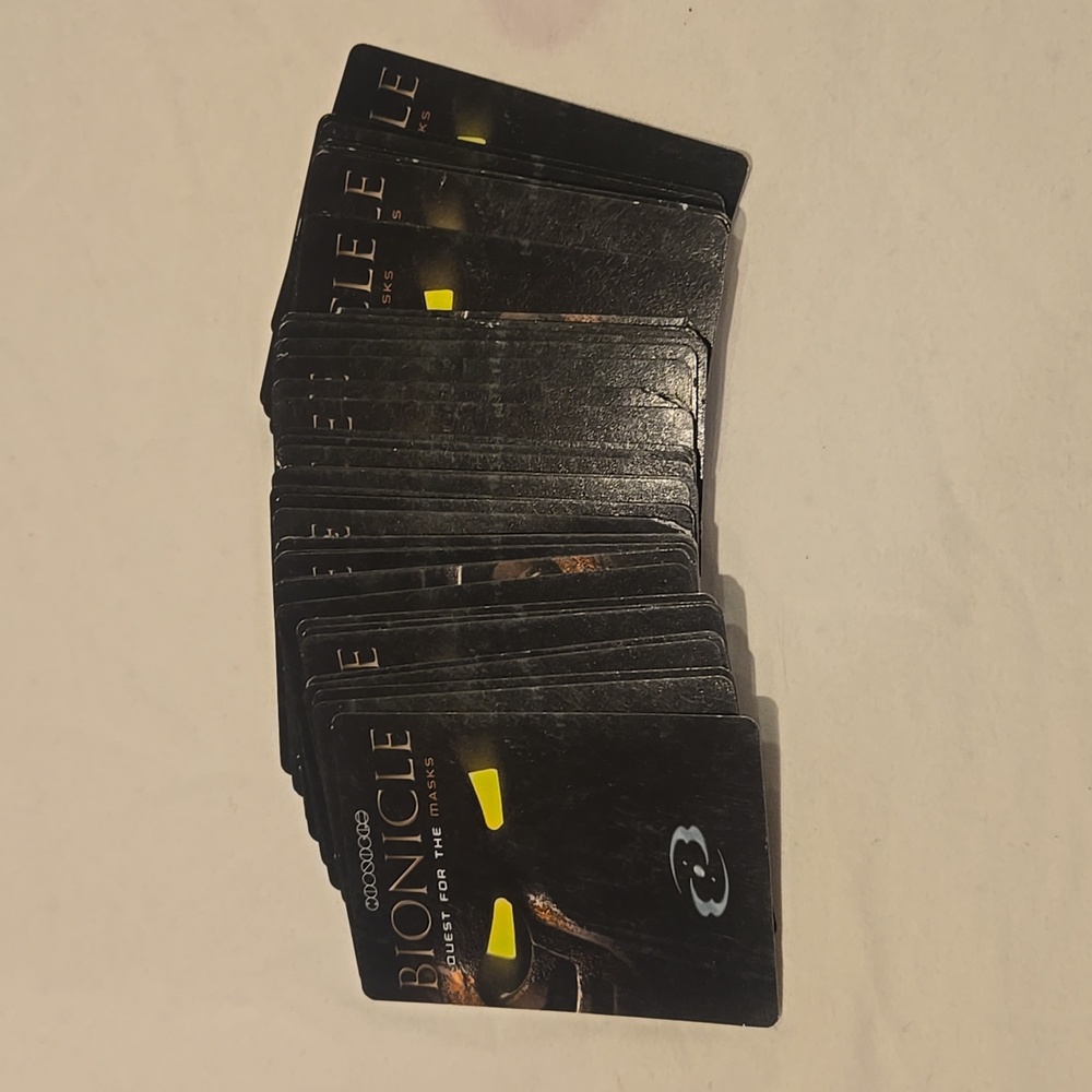 Bionicle: Quest for the Masks trading card game - 49 various cards